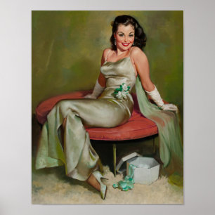 Póster Una sonrisa cautivadora