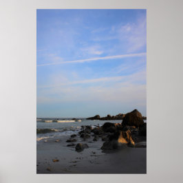 Póster Una tarde en la playa del halcón