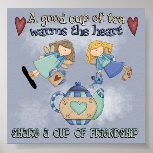 Póster Una taza de té