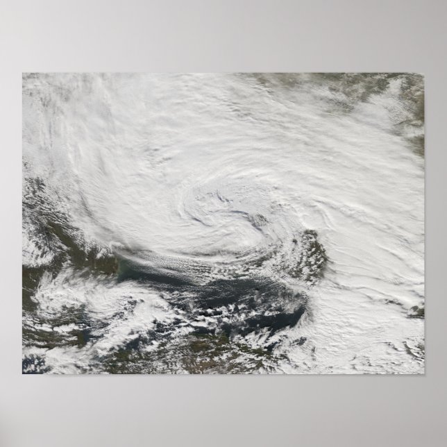 Póster Una tormenta sobre el Mar Negro y el Mar de Azov (Frente)