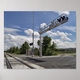 Póster Una travesía de ferrocarril