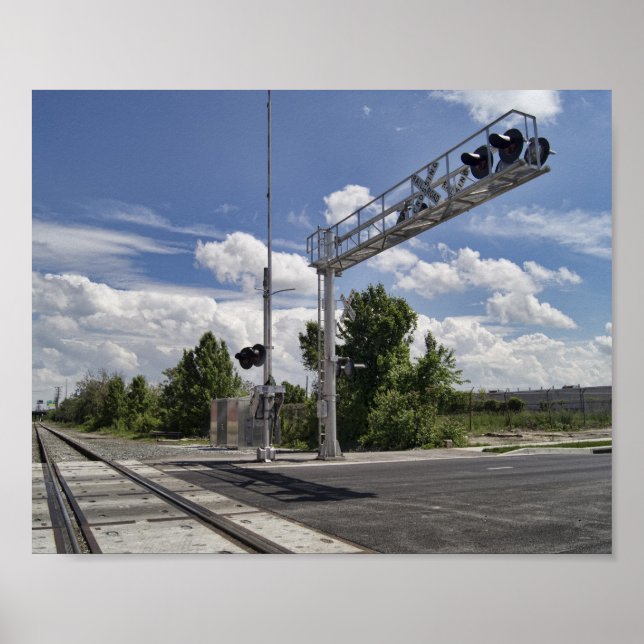 Póster Una travesía ferroviaria (Frente)