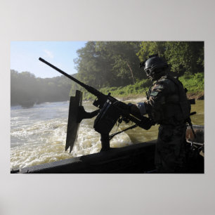 Póster Una tripulante especial 2 del Combatiente-arte de