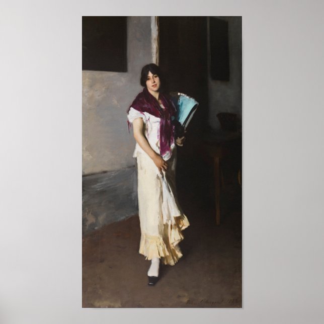 Póster Una veneciana (Frente)