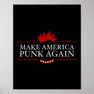 Póster Una vez más el Punk estadounidense contra la idea