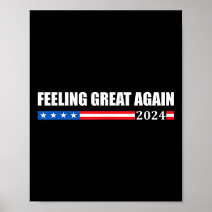 Póster Una vez más se siente bien Trump 2024