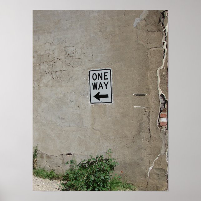 Póster Una Vía (Frente)