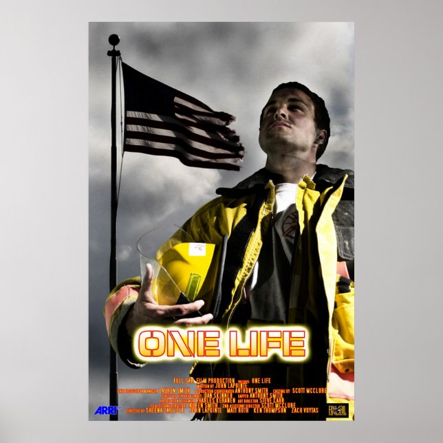Póster Una vida (Frente)