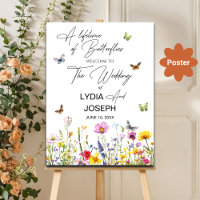 Una vida de mariposas Boda de flores silvestres