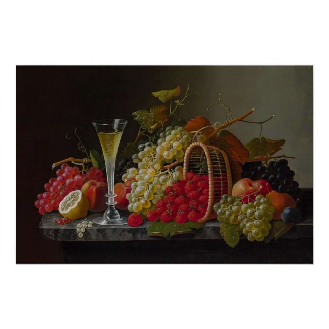 Póster Una Vida Fruidosa Con Champagne (Anverso)