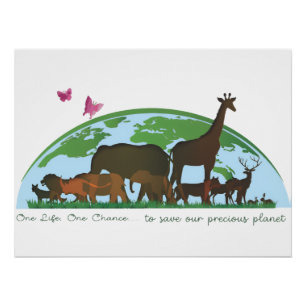 Póster Una vida... Una oportunidad, para salvar nuestro p