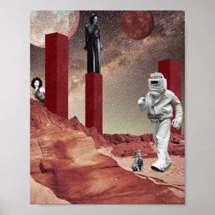 Póster Una visita a Marte