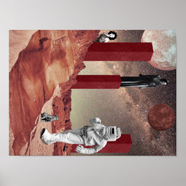 Póster Una visita a Marte