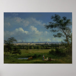 Póster Una vista del parque del regente