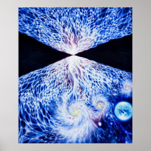 Póster Una vista del universo después del big bang