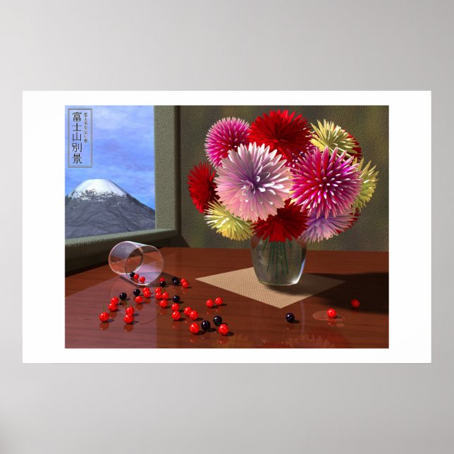 Póster Una Vista Más Del Monte Fuji (Frente)