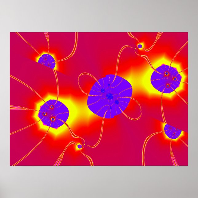 Póster Una visualización remota de la mente (Frente)