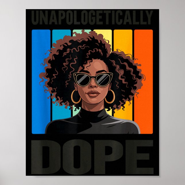 Póster Unapologetically Stylish Afro Woman  (Frente)
