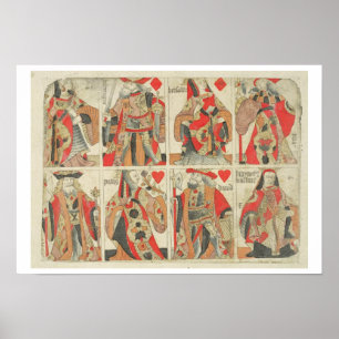 Póster Uncut Playing Cards, Late 18th century