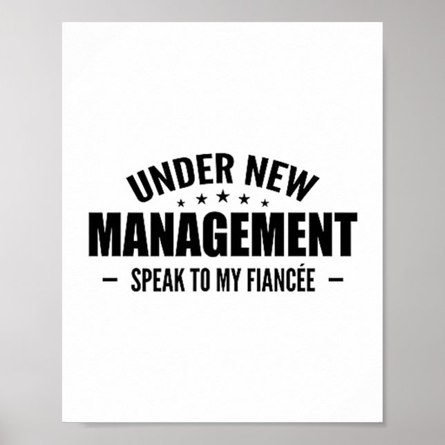 Póster Under New Management Speak To My Fiancée - Future  (Frente)
