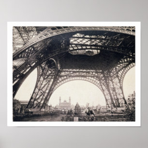 Póster Under the Eiffel Tower, before ascending, from 'L'