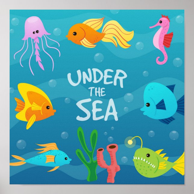Póster Under the Sea Poster (Frente)