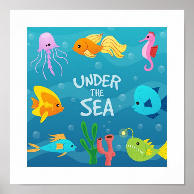 Póster Under the Sea Poster (Frente)