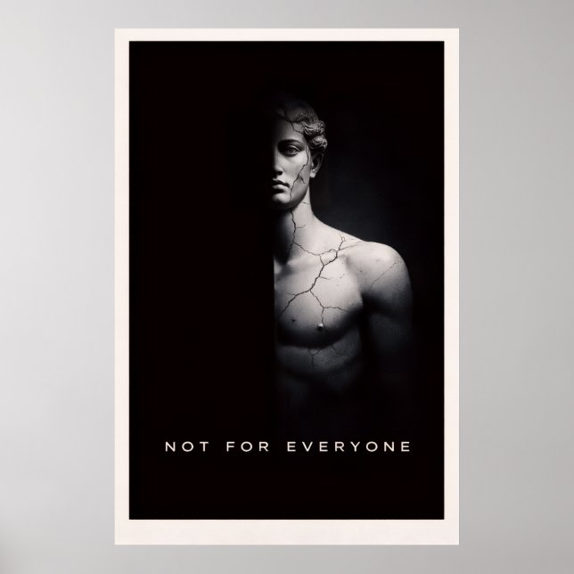Póster Underrated Minimalist – Motivational Silent Power (Frente)