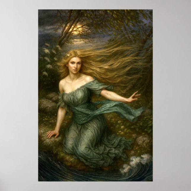 Póster Undine a la luz de la luna (Frente)
