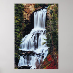 Póster Undine Falls, Yellowstone
