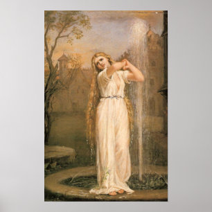 Póster Undine por John William Waterhouse