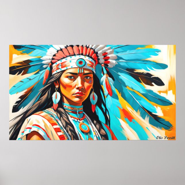 Póster Unelanuhi-La diosa del sol (Frente)