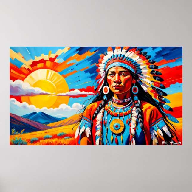 Póster Unelanuhi-La diosa del sol 2 (Frente)