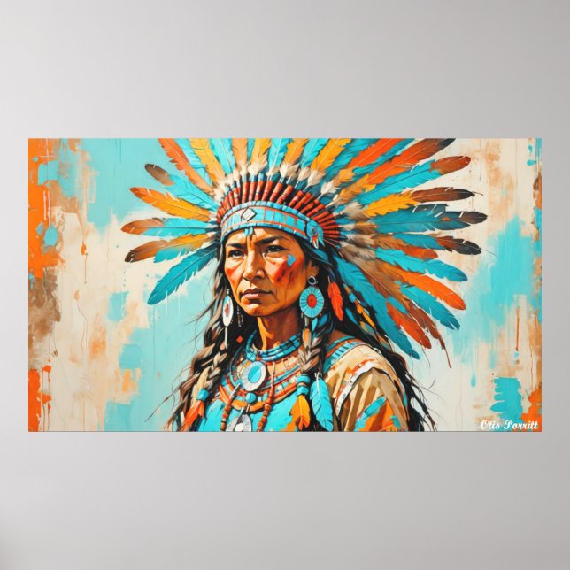 Póster Unelanuhi-La diosa del sol 6 (Frente)