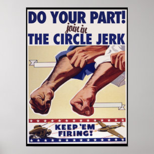 Póster Únete a Internet Circle Jerk