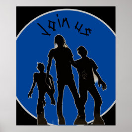 Póster Únete a nosotros Poster zombie