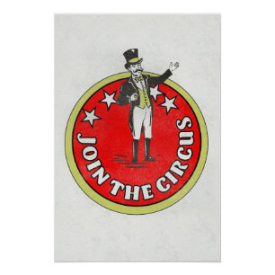 Póster Únete al Circo