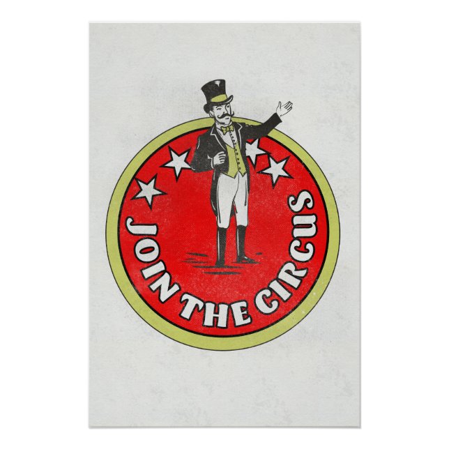 Póster Únete al Circo  (Anverso)