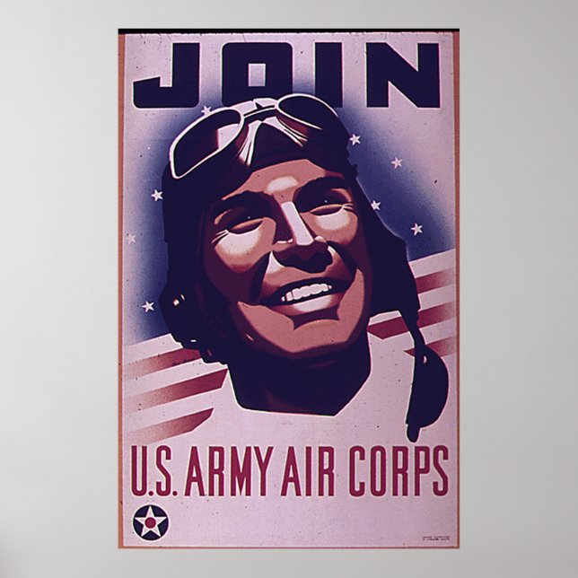 Póster Únete Al Cuerpo Aéreo Del Ejército (Frente)