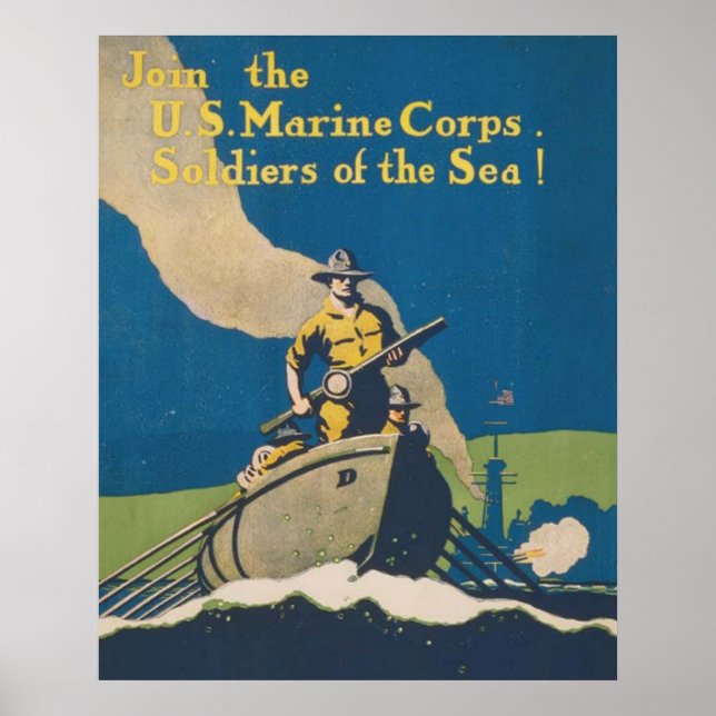 Póster Únete Al Cuerpo De Marines De Estados Unidos (Frente)