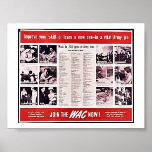 Póster ¡Únete Al Wac Ahora!