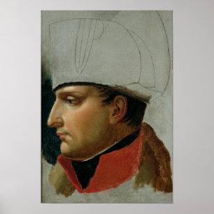 Póster Unfinished Portrait of Napoleon I
