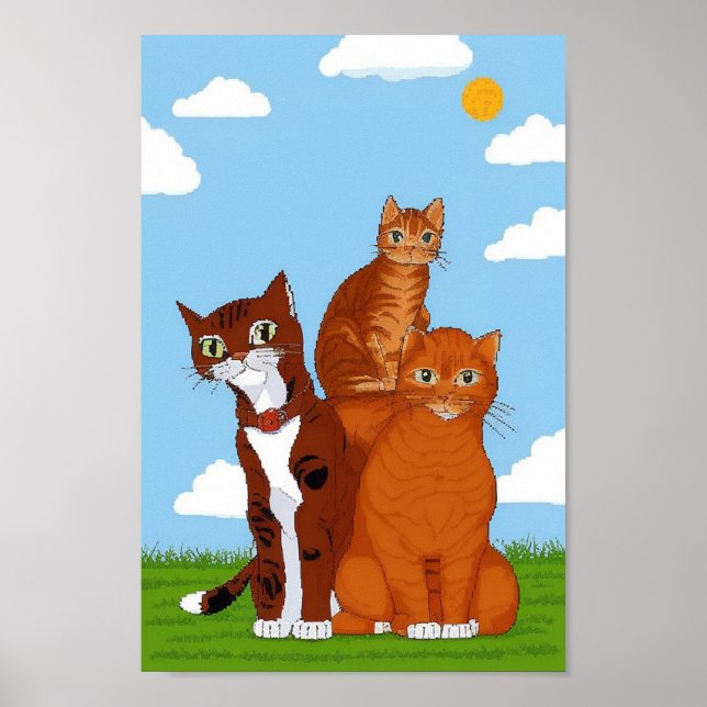 Poster único de descarga de arte de la familia de  (Frente)