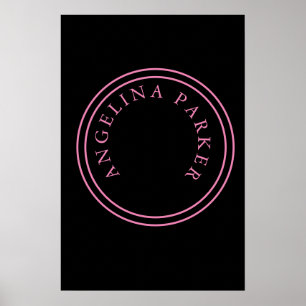 Póster Único Minimalista Moderno Plano