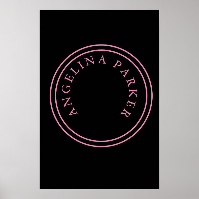 Póster Único Minimalista Moderno Plano (Frente)
