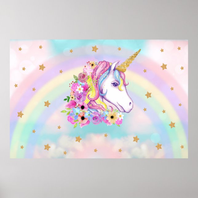 Póster Unicorn backdrop poster (Frente)