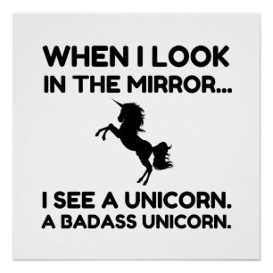 PÓSTER UNICORN DE BADASS