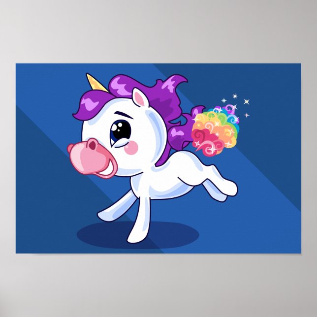 Póster Unicorn Farts (Frente)