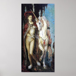 Póster Unicorn – Gustave Moreau