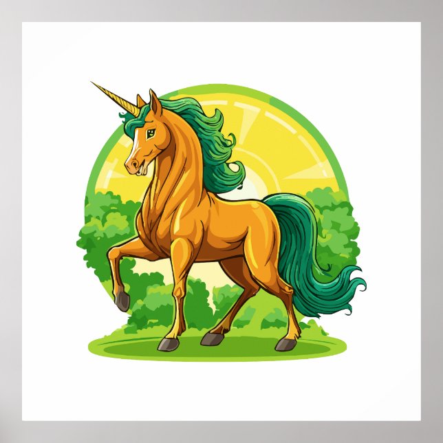 Póster Unicorn horse (Frente)